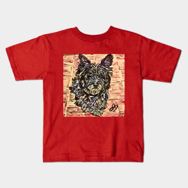 yorkshire terrier Kids T-Shirt by Jeneralarts